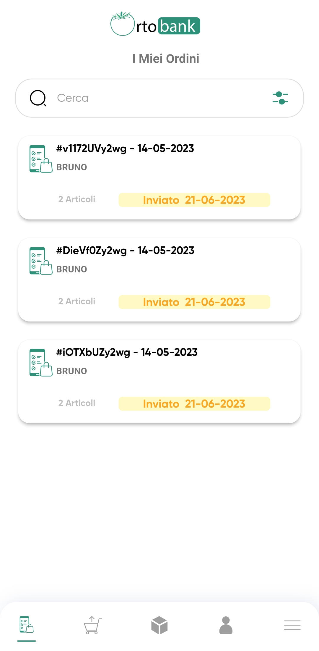 ordini-lista-ortobank-login